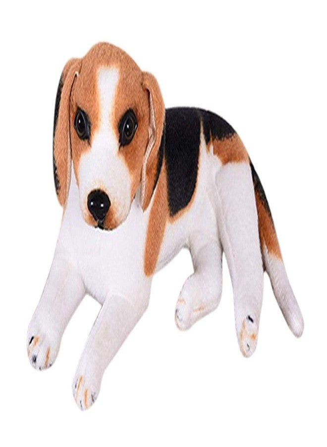 Tickles Sitting Beagle Dog Soft Stuffed Plush Toy for Kids Boys & Girls Birthday Gifts (Size: 25 cm, Color: White & Brown) - Image 1