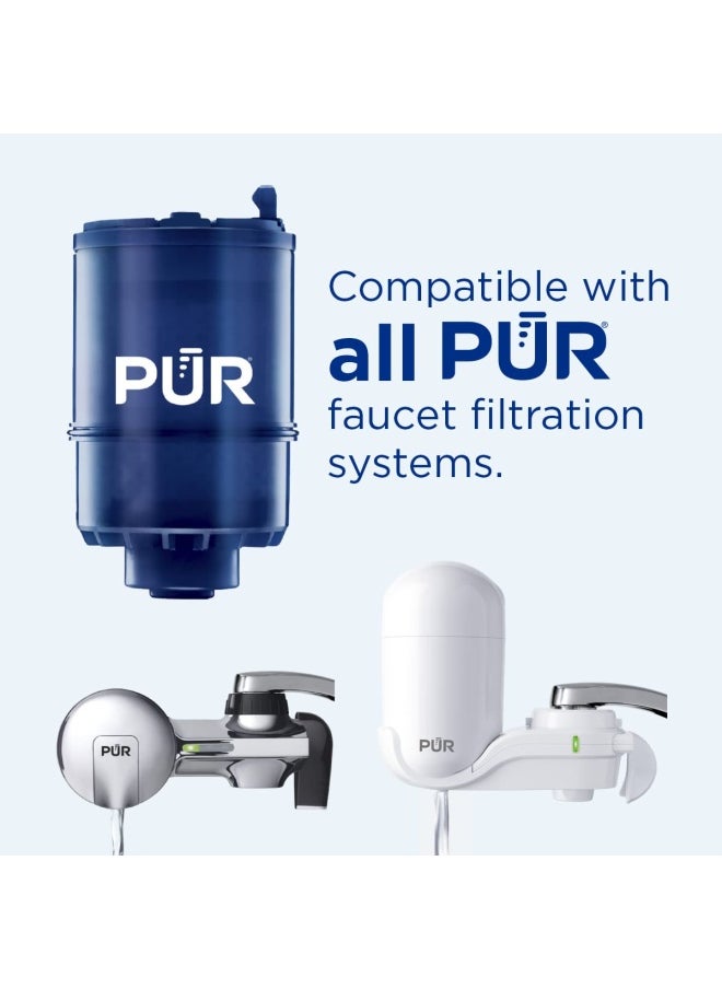 Kaz - Pur Plus Mineral Core Faucet Mount Water Filter Replacement  2 Pack    Compatible With All Pur Faucet Filtration Systems - Image 1