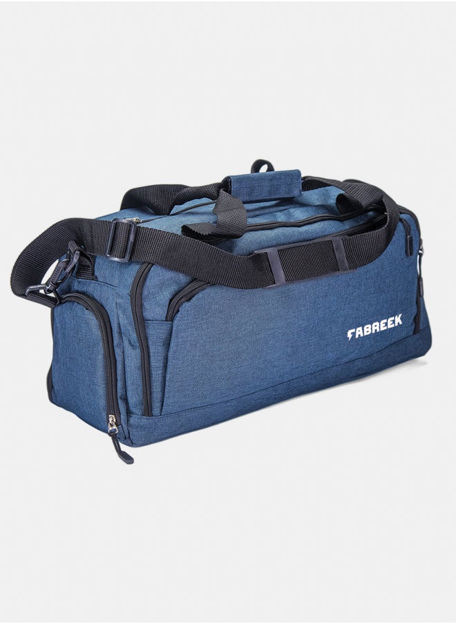 Fabreek Large sports tote bag with dedicated shoe pocket and separate wet/dry storage compartments, perfect for gym, travel, and yoga activities  - Image 2