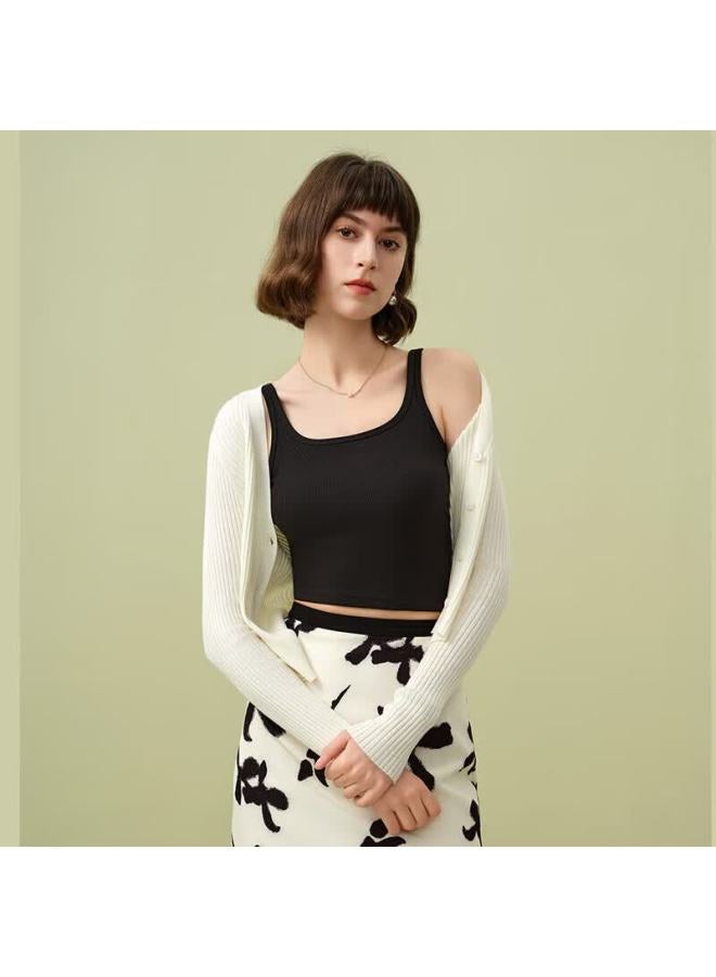Montagut Modal Cotton Tank Top For Women, Thin Blouse For Suit Inner Wear, Small Camisole Undershirt, Slim-fit Sleeveless Top, Base Layer For Summer - Image 1