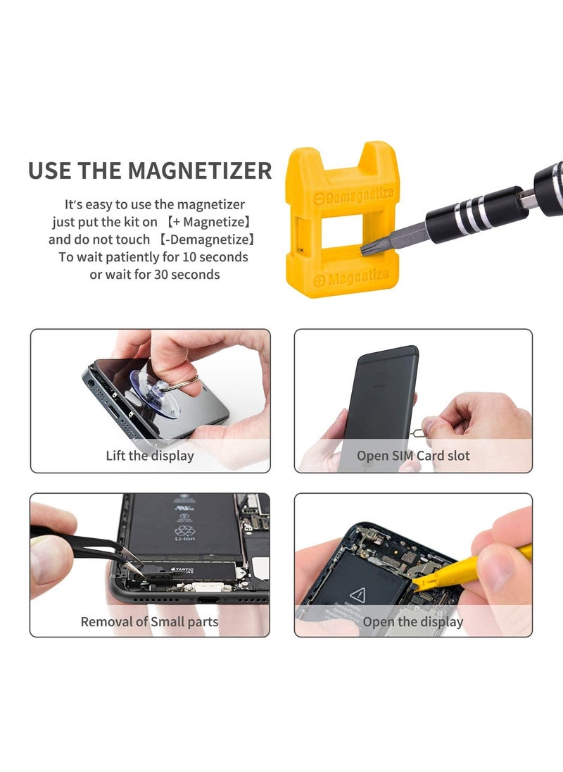 Nexllent - Screwdriver Tool kit Set 115 in 1 Professional Precision Screwdriver Set Multipurpose Mobile Computer Laptop Repair Tools Kit Home Appliance Repairing Kit Mini Screwdriver Set - Image 1