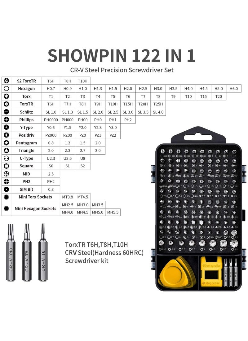 Nexllent - Screwdriver Tool kit Set 115 in 1 Professional Precision Screwdriver Set Multipurpose Mobile Computer Laptop Repair Tools Kit Home Appliance Repairing Kit Mini Screwdriver Set - Image 1