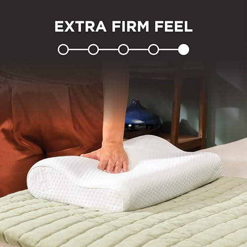 TEMPUR-Pedic, Standard TEMPUR-Neck Pillow, High Profile-2-Pack, White 2 Count - Image 5