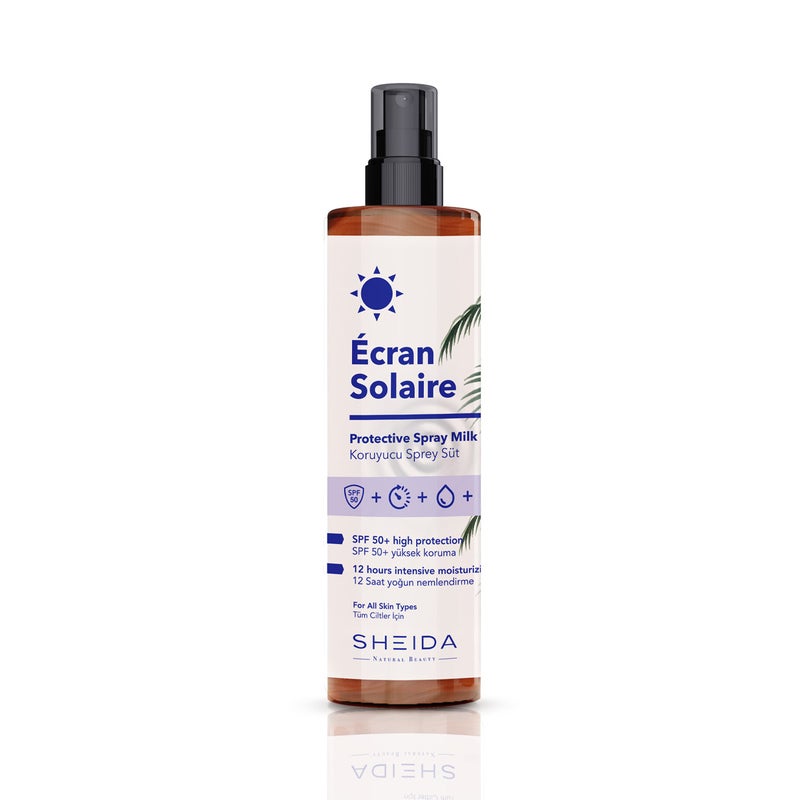 SHEIDA Écran Solaire Sunscreen Milk 200 ml SPF 50+ - Image 1