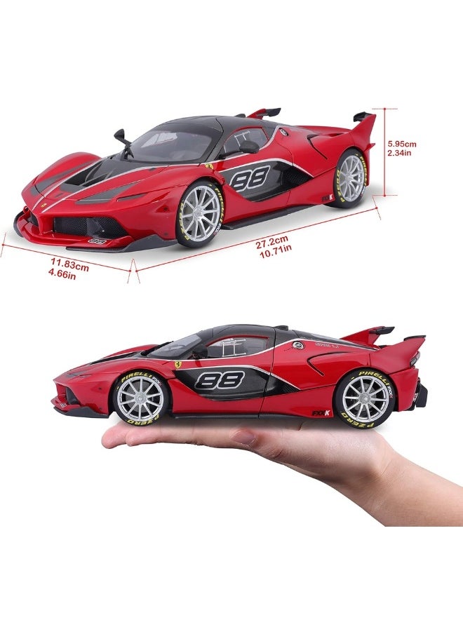 Bburago Bburago - Ferrari FXX K Signature Series 1/18 Die Cast Vehicle - Red - 18-16907  - Image 3