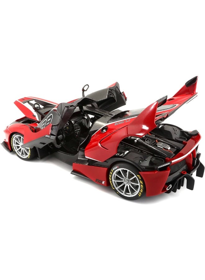 Bburago Bburago - Ferrari FXX K Signature Series 1/18 Die Cast Vehicle - Red - 18-16907  - Image 2