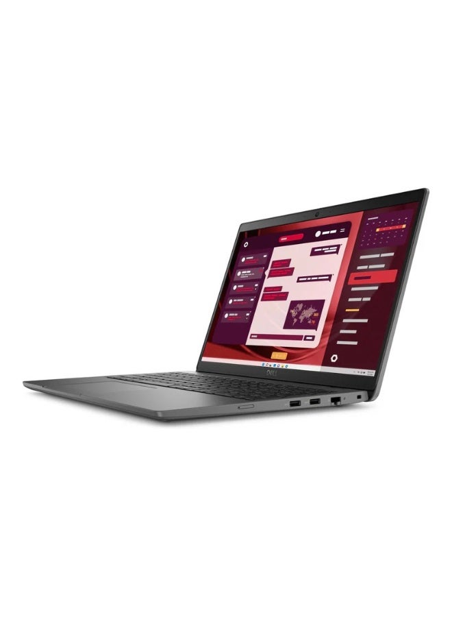 ديل LATITUDE 3550, I5-1335U,8GB, 512GB SSD Class 35 SSD Hard Drive, BKLT US EN KB,Ubuntu, 15.6'' FHD (1920x1080)  AG Non-Touch, 220nits, Camera & Microphone , WLAN Capable, 3 Cell 41Whr Battery, WLAN Intel AX201NT, FPR, WLAN + BT /FPR/English Keyboard USA Layout 1YR NBD PS Black - Image 2