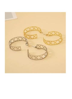 Generic Silver earrings for women and girls  - Image 2