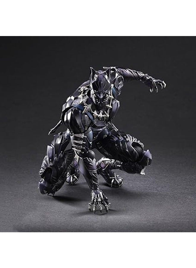 general Black Panther Hands-on Doll Model Desktop Ornaments Black Panther Model Toy Decoration Collection Gifts - Image 4