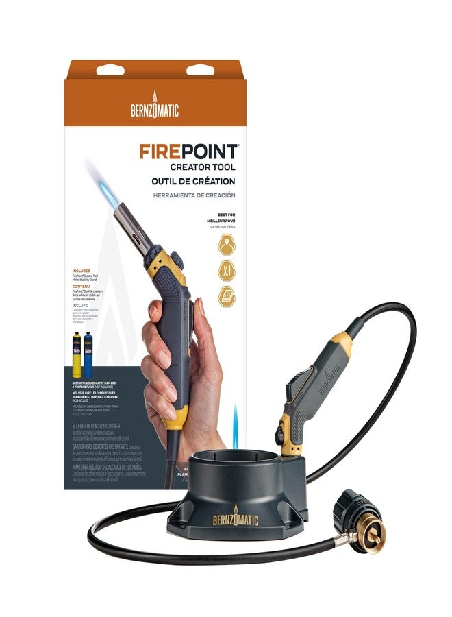 Bernzomatic FirePoint Creator Tool, Precision Flame Hand Torch for use with Bernzomatic MAP-Pro or Propane Fuel (Firepoint Tool) - Image 1