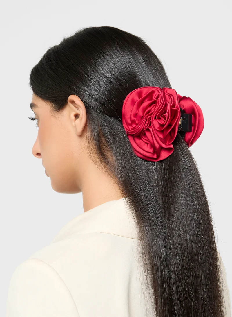 ايلا Floral Rose Claw Clip