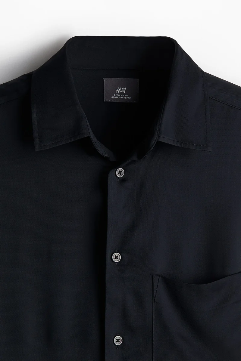 اتش اند ام Regular Fit Satin Shirt