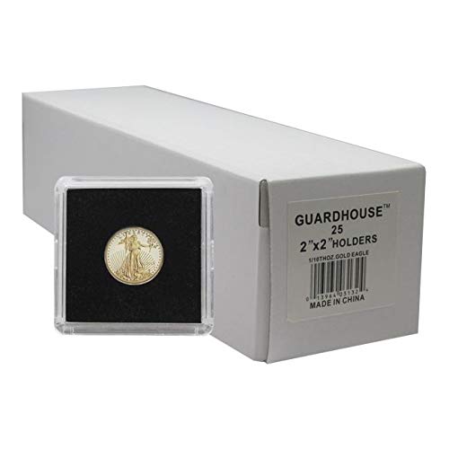 Guardhouse 2x2 حاملات عملات صندوق من 25 قفل سناب لحراس البيت لعملات الذهب 110 أوقية من النسور - Image 3