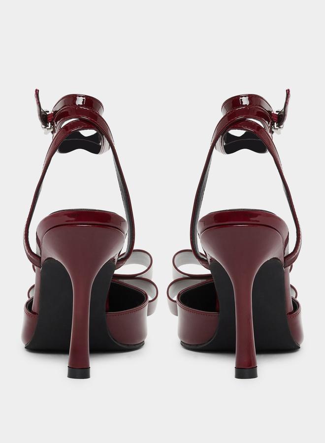 ريد حذاء بمقدمة مدببة مع ربطة فيونكة - Image 4