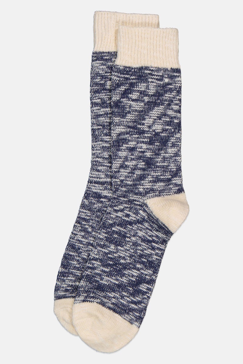 Celio Men Chaussettes Hautes Socks, Heather Navy - Image 3