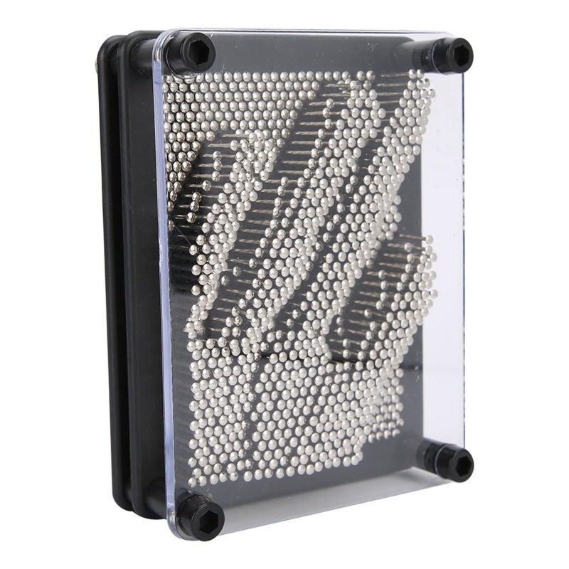 Metal Board 3D Handprint Needle Toy - Safe Screw Tightened Hand Mold for Children Imagination - Image 1