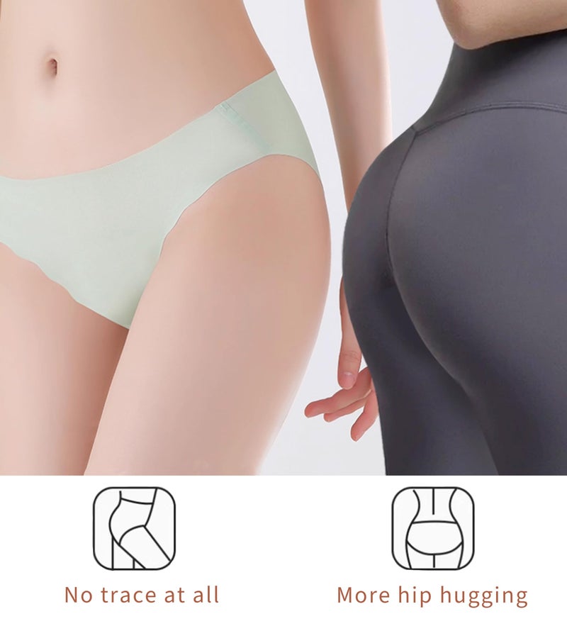 Boboking Teen Girls Seamless Underwear No Show Tagless Briefs Mixed Color13-14Years - Image 5