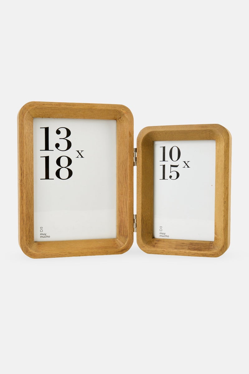 Muy Mucho Double Photo Frame, White - Image 1