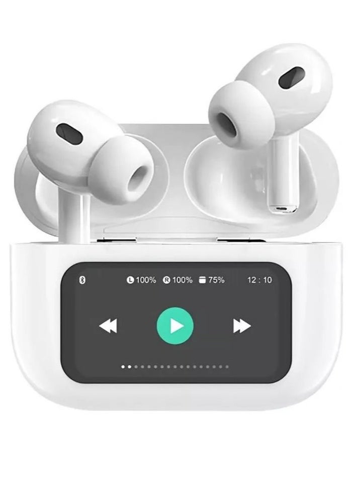 Music Pioneer - Touch screen control Wireless Earbuds Bluetooth 5.4 ANC/ ENC Noise Cancelling in-Ear Earbuds with Wireless Charging Case LED Display Deep Bass Earphones Headset with Built-in Mic Fifth Generation - Image 1