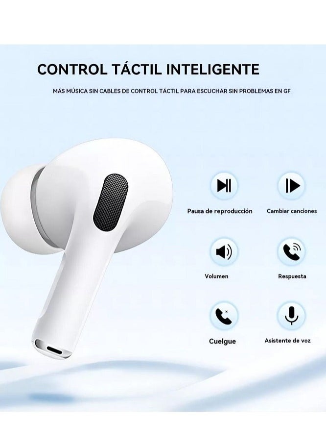 Music Pioneer - Touch screen control Wireless Earbuds Bluetooth 5.4 ANC/ ENC Noise Cancelling in-Ear Earbuds with Wireless Charging Case LED Display Deep Bass Earphones Headset with Built-in Mic Fifth Generation - Image 1