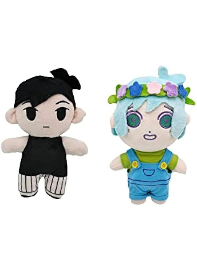 2PCS 8.26 in Omori Stuffed Pillow Cartoon Cosplay Merch Prop Game Figure Plush Toy  - Image 1