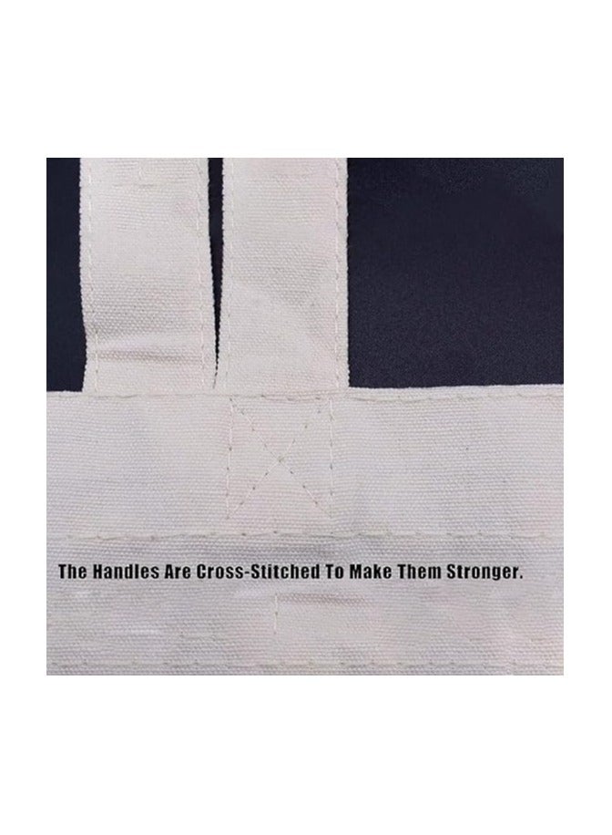 PRINTSHOP4ME Monogrammed Cotton Tote-Ideal For Sustainable Travel-Perfect For Reusable Grocery And Travel Bag-Tote Bags For Women - Image 4