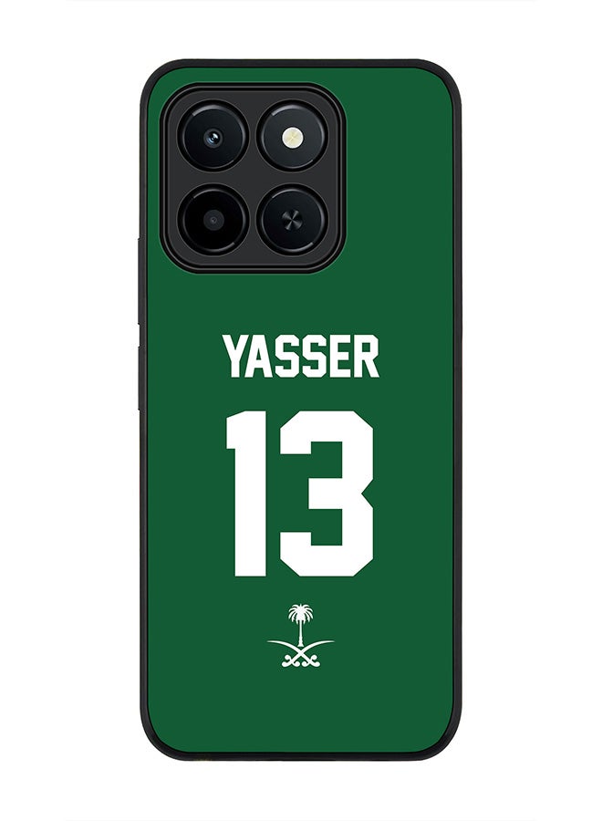 Stylizedd For Honor X6c Case,Slim fit Camera Protection, Shockproof Thin Phone cover  - Football - Saudi Arabia - Yasser