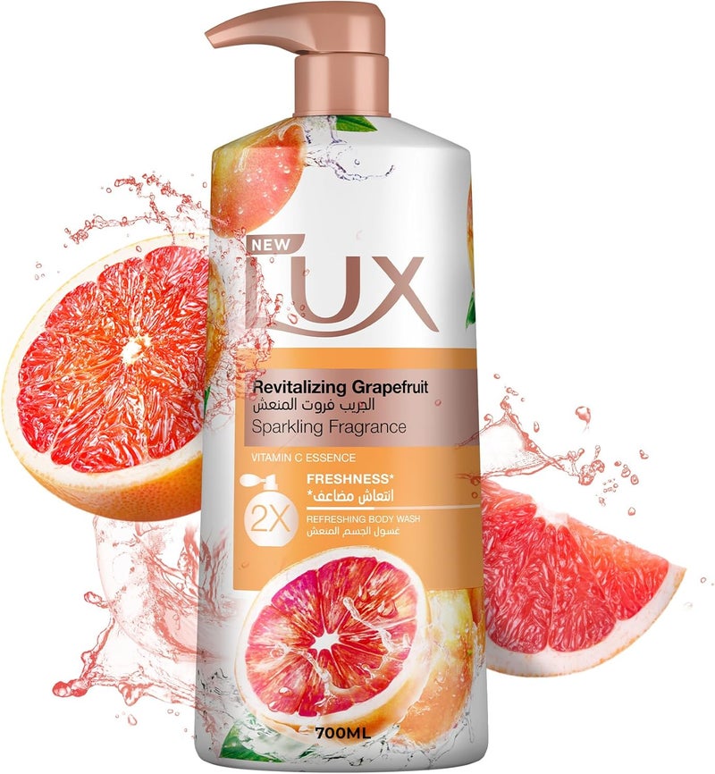 Lux Revitalizing Grapefruit Body Wash with Vitamin C Essence - Image 1