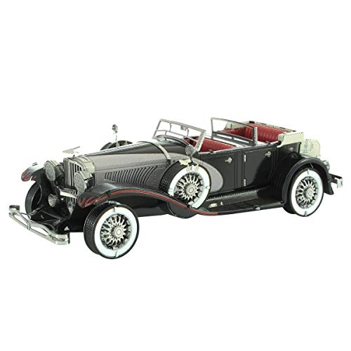 Fascinations Metal Earth Puzzle 3D Car Duesenberg Ii Sj 1934. Vehicle Metal Puzzle. Building Models for Adults Challenging Level 10.01 X 3.99 X 2.59 Cm - Image 1