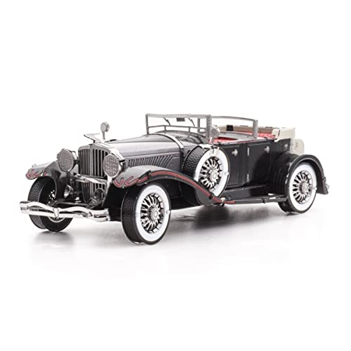 Fascinations Metal Earth Puzzle 3D Car Duesenberg Ii Sj 1934. Vehicle Metal Puzzle. Building Models for Adults Challenging Level 10.01 X 3.99 X 2.59 Cm - Image 2