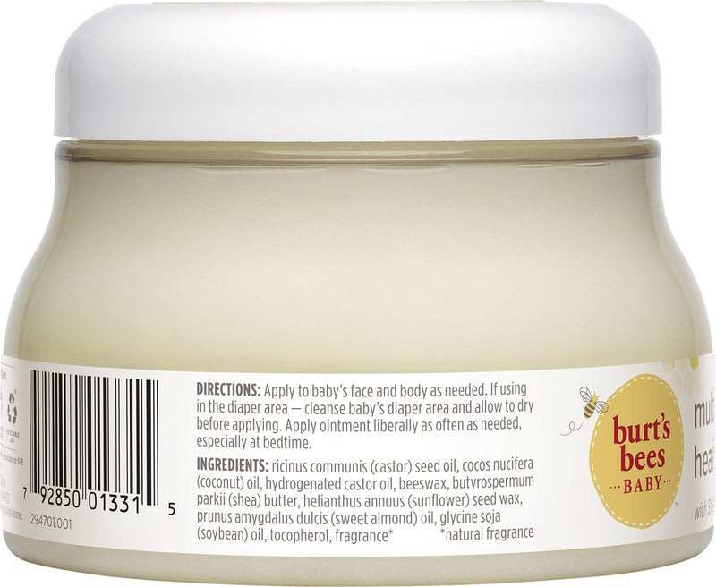 Burt's Bees Baby 100% Natural Origin Multipurpose Healing Ointment, Face & Body Baby Ointment, 7.05 Ounce (Pack of 3) - Image 5