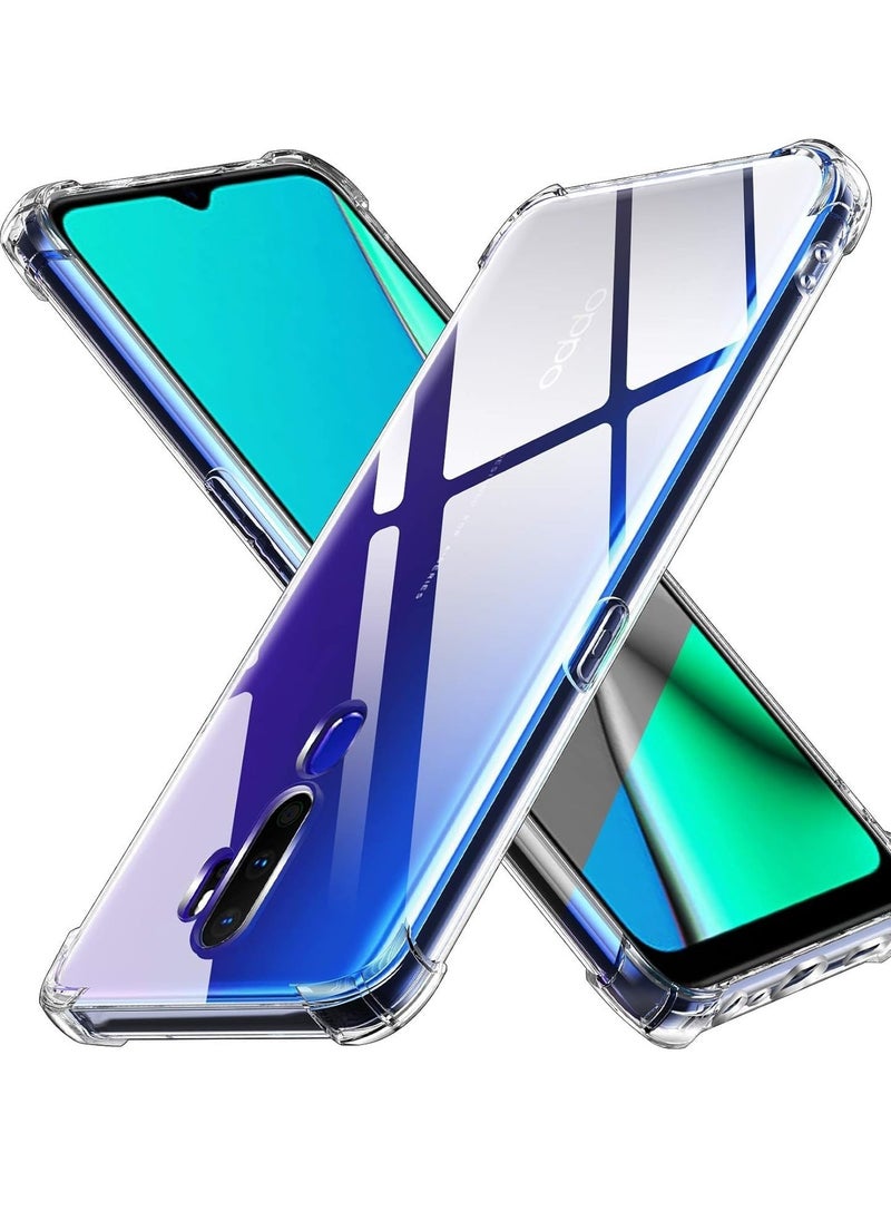 Generic - Protective Transparent Clear Case Shockproof Back Cover For Oppo A5 2020 / A9 2020 - Image 1