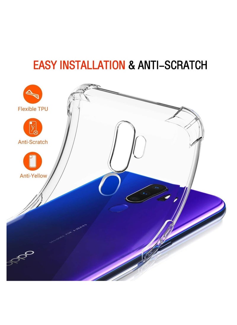 Generic - Protective Transparent Clear Case Shockproof Back Cover For Oppo A5 2020 / A9 2020 - Image 1