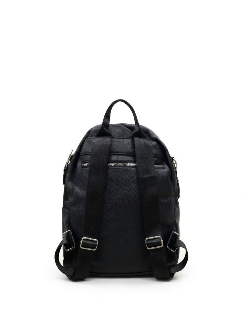 Stylish Multi-Pocket Backpack for Women-Black - Image 2
