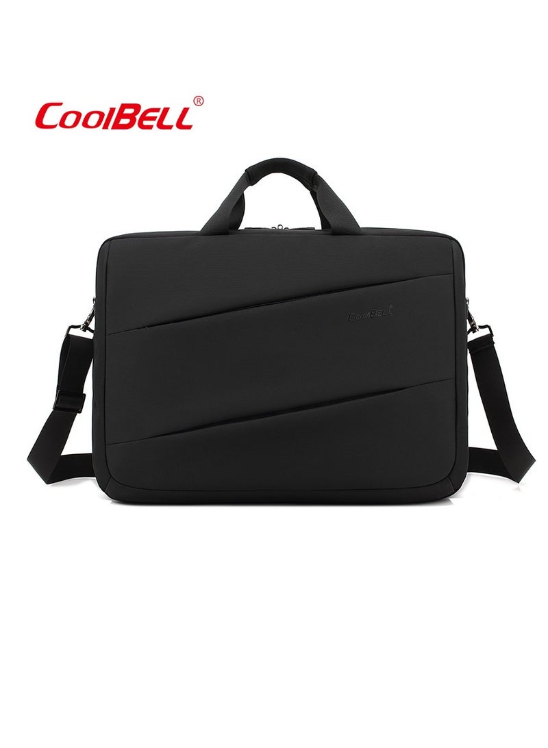 CoolBELL Multi-Functional Laptop Bag Briefcase Black - Image 1