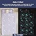 MORAIS Toddler Nap Mat with Removable Pillow and Blanket Glow in The Dark 52 x 20 Lightweight and Soft Nap Mat for Preschool Daycare Star - Image 4