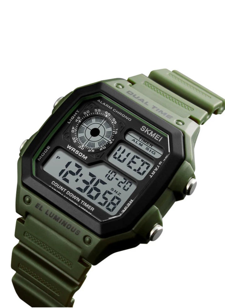 SKMEI SKMEI Dual Time Digital Watch For Men 1299  - Image 4