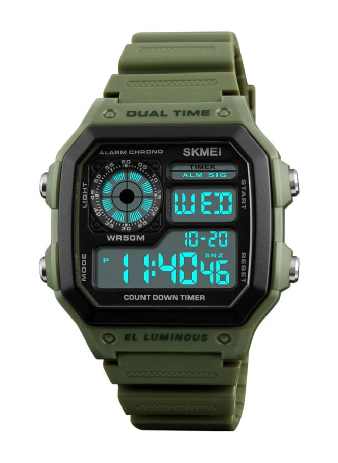 SKMEI SKMEI Dual Time Digital Watch For Men 1299  - Image 1