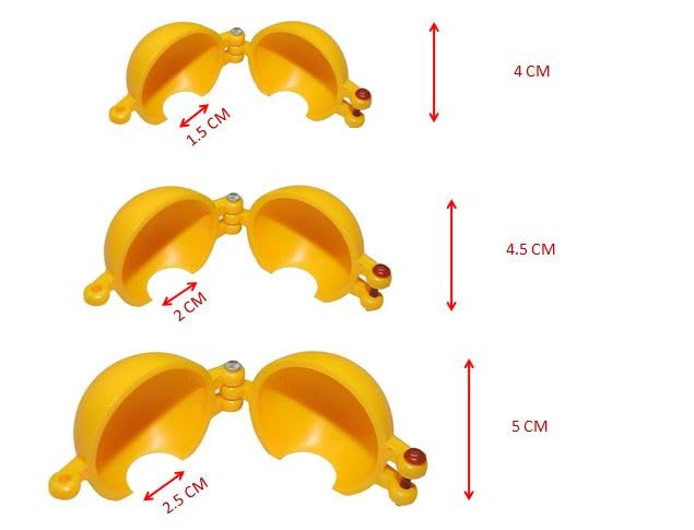Garden Of Arts Garden Of Arts Ladoo Maker Mold Plastic Set of 3 in Three Sizes 12 and 3 No Ladu Maker Mould Sancha for Ganpati Diwali Janmashtmi and Other Festival for Indian Mithai  - Image 4