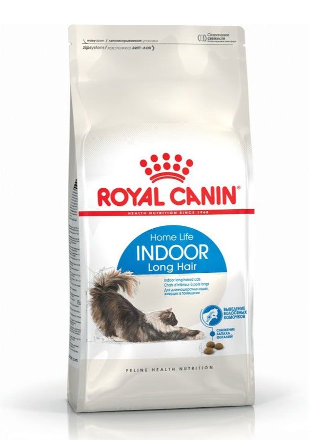 Royal Canin Feline Health Nutrition Indoor Long Hair 2 KG - Image 1