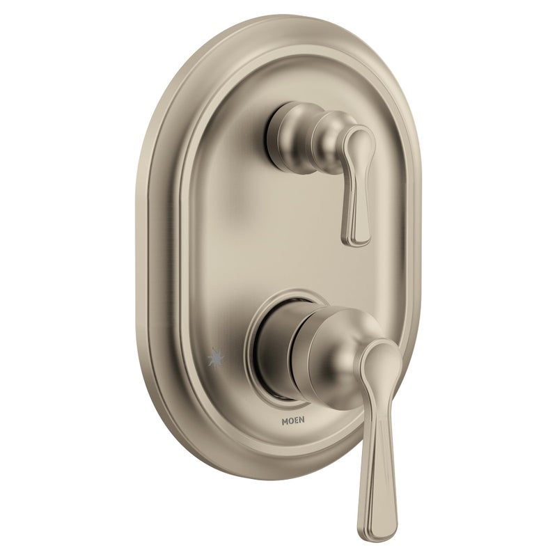 Moen UTS9211BN MCORE 3Series 2Handle Shower Trim with Integrated Transfer Valve Valve Required Brushed Nickel