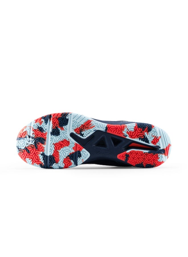Li-Ning Lining Hypersonic IV Badminton Shoes Unisex-adult Non Marking Lightweight & Durable (Navy/Red/Lime/Blue EUR- 40) 6937461102568 - Image 2