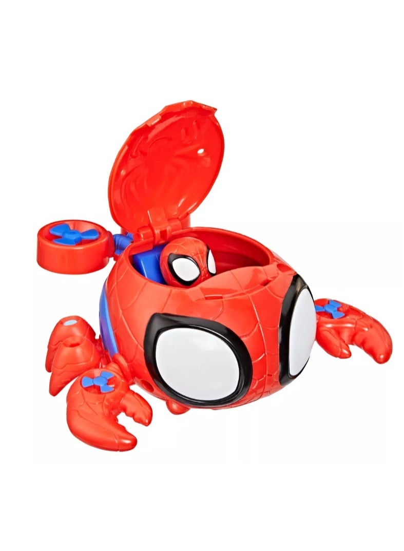 Hasbro Marvel هاسبرو سبايدي وأصدقاؤه المذهلون شبكة المياه سرطان البحر - Image 4