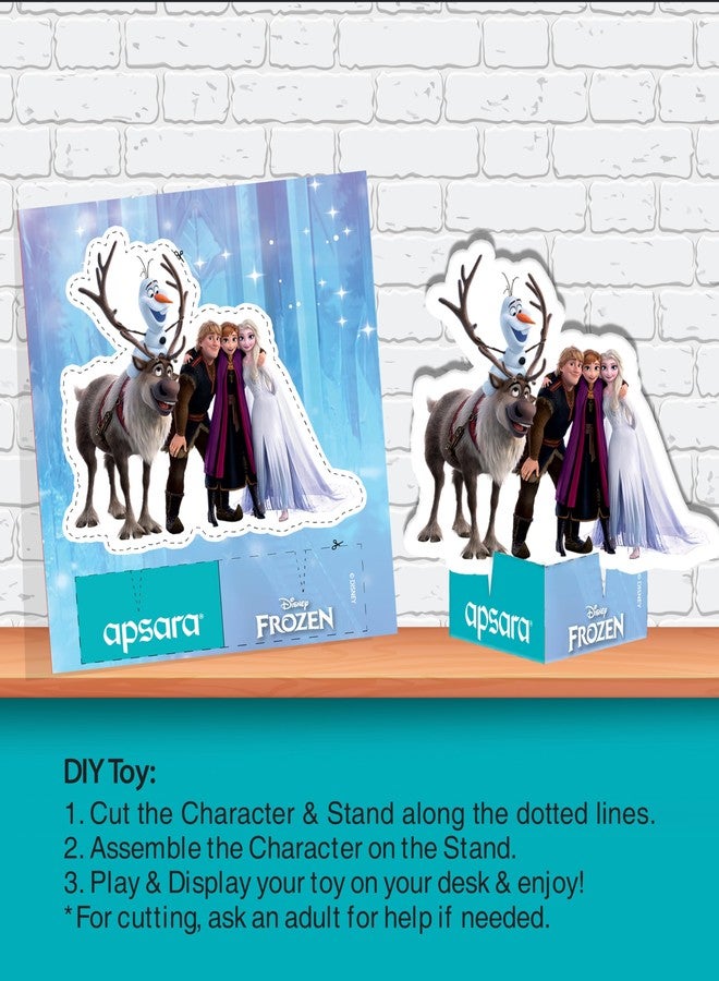 Apsara Disney Frozen-2 Pencils | Disney Pencils & Super Fun Pencils |Use for Kids, School & College Students | Extra Dark & Good Handwriting | Free Sharpener & Eraser (Pack of 10) - Image 4