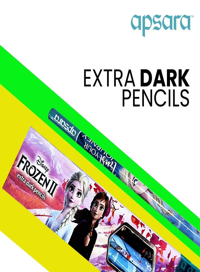 Apsara Disney Frozen-2 Pencils | Disney Pencils & Super Fun Pencils |Use for Kids, School & College Students | Extra Dark & Good Handwriting | Free Sharpener & Eraser (Pack of 10) - Image 2