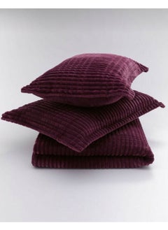 MERINOS Modern Line 3 Piece Blanket Set Cherry Color  - Image 1