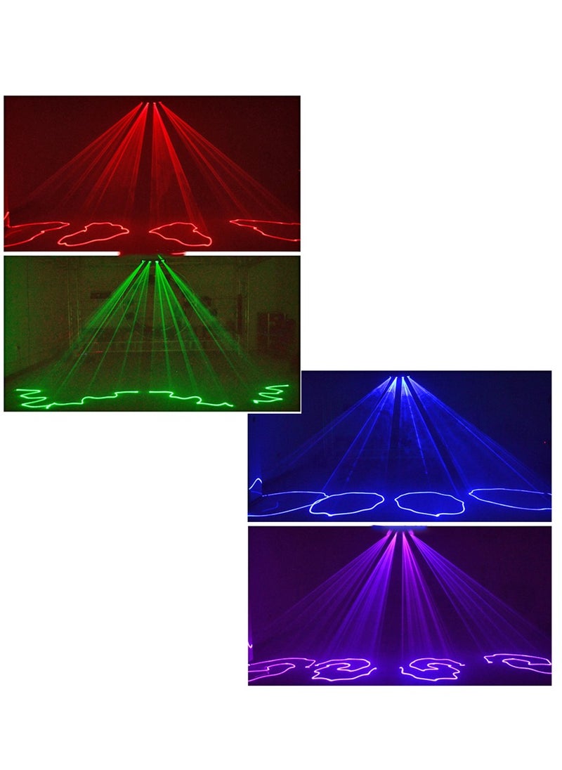 Generic Party laser light, 4 lenses, 7 curved colors  - Image 4