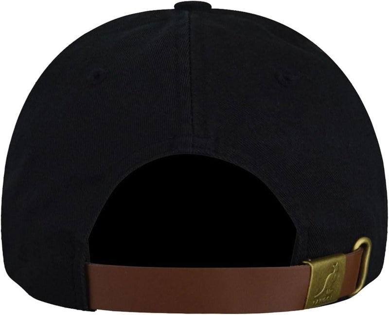 Kangol Washed Baseball Cap - Black, One Size - Image 5