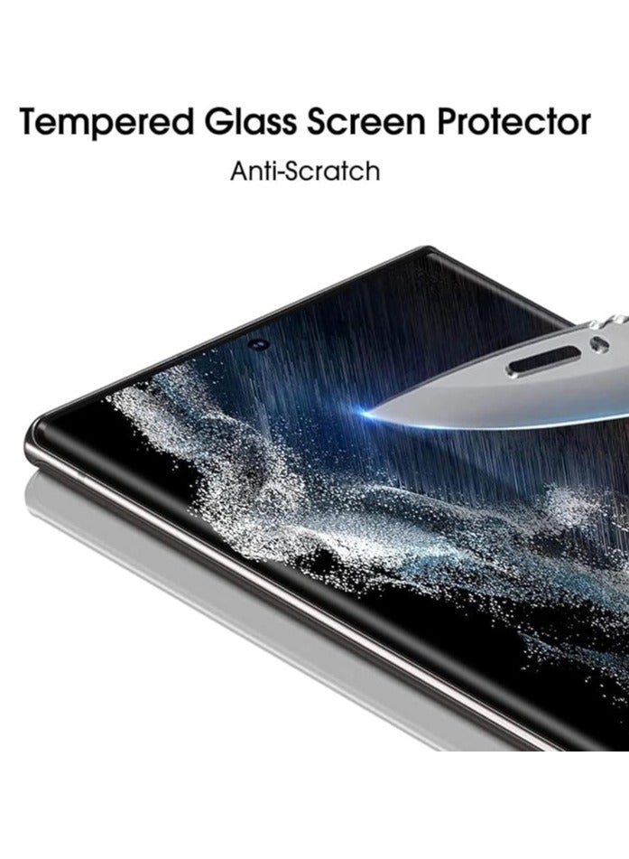 Samsung Galaxy S21 Ultra UV Tempered Glass Screen Protector 3D Curved Full Glue  Edge to Edge Coverage (*Attemtion Finger Print Not Supporting) (Galaxy S21 Ultra) - Image 4