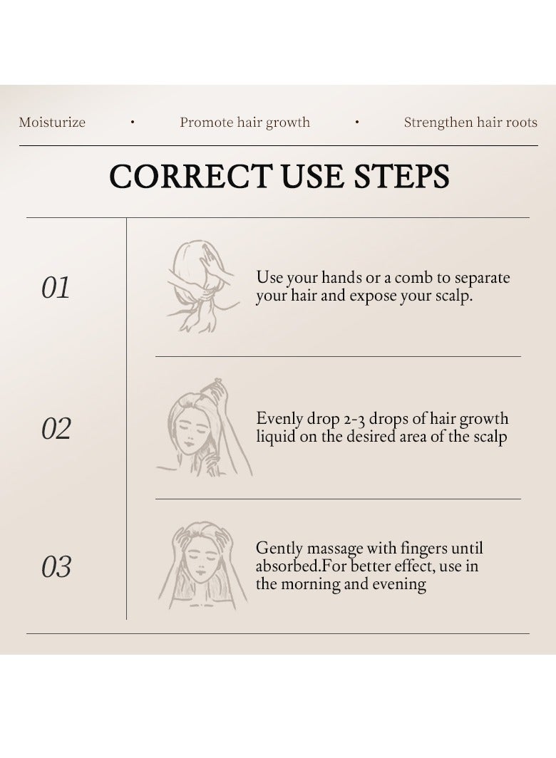 MOOYAM Ginger Hair Growth Essence 30ml Anti Hair Loss Treatment Strengthens Hair Follicles Reduces Breakage and Promotes Thicker Fuller Hair for All Hair Types - Image 5